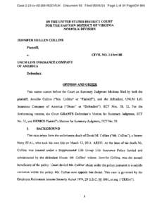 Case 2:15-cvRGD-RJK Document 56 FiledPage 1 of 34 PageID# 896  IN THE UNITED STATES DISTRICT COURT FOR THE EASTERN DISTRICT OF VIRGINIA NORFOLK DIVISION