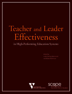 Year of birth missing / Teacher training / Teacher education / School of education / Teacher / Stanford University School of Education / Race to the Top / Alliance for Excellent Education / National Institute of Education / Education / Knowledge / Linda Darling-Hammond