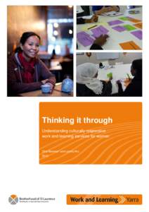 Thinking it through: understanding culturally responsive work and learning services for women