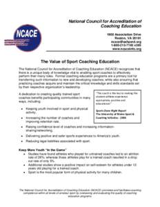 Microsoft Word - Value of Coaching Education Factsheet V1.1.doc
