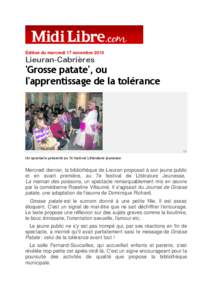 ML[removed]Le journal de Grosse Patate