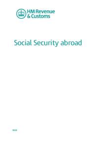 Social Security abroad  NI38 Contents Introduction