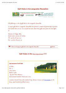 Languedoc / Golf course / Nîmes / Golf / Hazard / Sports / Leisure / Human behavior