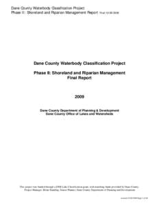 Microsoft Word - Shoreland and Riparian Management Report Closeout[removed]…