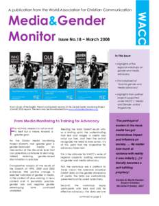 A publication from the World Association for Christian Communication  WACC Media&Gender Monitor