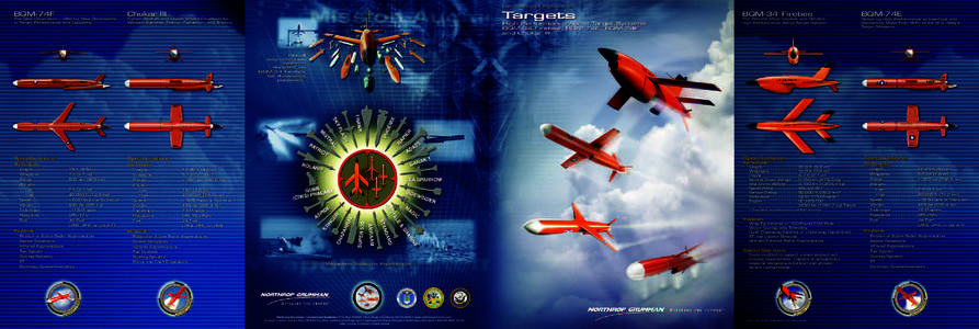 Northrop Grumman / Target drone / Military / Unmanned aerial vehicle / United States / BQM-74 Chukar / Ryan Firebee / Military science