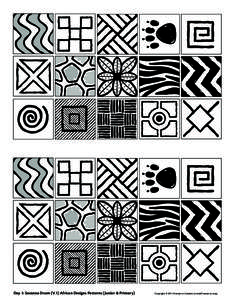 Day 1: Savanna Drum (V.1) African Designs Patterns (Junior & Primary)  Copyright © 2014 Answers in Genesis. Limited license to copy. Day 1: Savanna Drum (V.3) Zebra Print (Toddler)