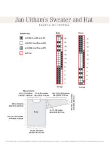 Jan Uitham’s Sweater and Hat BIANCA BOONSTRA Sleeve  Body