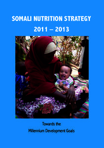 SOMALI NUTRITION STRATEGY 2011 – 2013 Towards the Millennium Development Goals