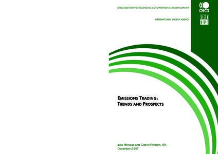 ORGANISATION FOR ECONOMIC CO-OPERATION AND DEVELOPMENT  INTERNATIONAL ENERGY AGENCY Graphic design: Betrand Sadin