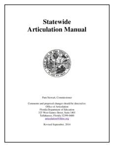 Statewide Articulation Manual