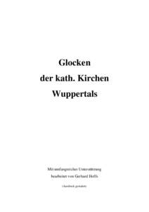 Glocken der kath. Kirchen Wuppertals