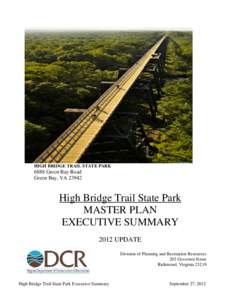 High Bridge Trail State Park / High Bridge / Appalachian Trail / Highbridge / Appomattox River / Pamplin City /  Virginia / Geography of the United States / Virginia / Protected areas of the United States