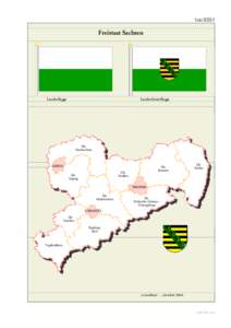 Tafel XIII/I  Freistaat Sachsen Landesflagge