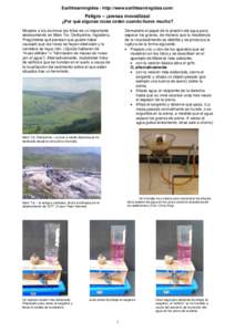 Earthlearningidea - http://www.earthlearningidea.com/  Peligro – ¡arenas movedizas! ¿Por qué algunas rocas ceden cuando llueve mucho? Muestre a los alumnos las fotos de un importante deslizamiento en Mam Tor, Derbys