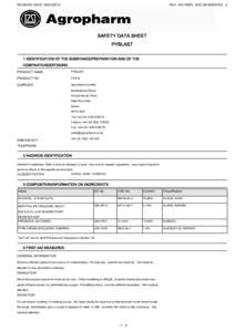 REVISION DATE: REV. NO./REPL. SDS GENERATED : 2 SAFETY DATA SHEET PYBLAST