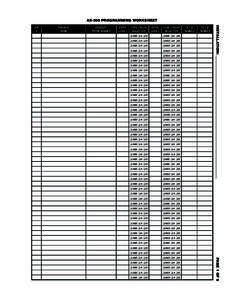 PRINTER’S INSTRUCTIONS: WORKSHEET PROGRAMMING,AE[removed]LINEAR P/N: [removed]B - INK: BLACK - MATERIAL: 20 LB. MEAD BOND - SIZE: 8.500” X[removed]” - SCALE: 1-1 - FOLDING: NONE - DRILLING: 3-HOLE STANDARD - BINDING: 2 S