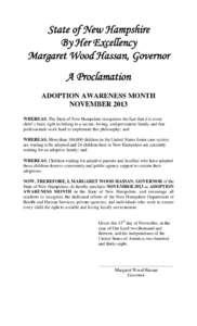 Microsoft Word - Adoption Awareness Month_11 13.doc