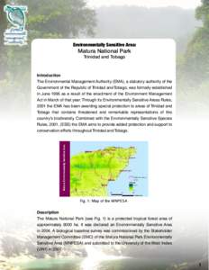 Environmentally Sensitive Area:  Matura National Park Trinidad and Tobago  Introduction