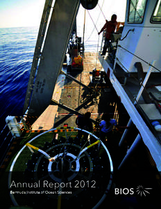 Annual Report 2012 Bermuda Institute of Ocean Sciences CONTENTS  3