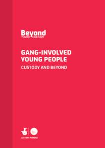 Chapter xx xxxxxxxxxxxxxx  GANG-INVOLVED YOUNG PEOPLE CUSTODY AND BEYOND