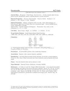 Crystallography / Ilmenite / Rutile / Titanium dioxide / Anatase / Chemistry / Oxide minerals / Matter