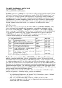 Statistics / Regression analysis / Statistical theory / Least squares / Estimation theory / Parametric statistics / LAGEOS / Ordinary least squares / Errors and residuals / Joint Combined Exchange Training / Covariance / Degrees of freedom