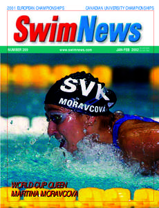 2001 EUROPEAN CHAMPIONSHIPS  NUMBER 269 CANADIAN UNIVERSITY CHAMPIONSHIPS