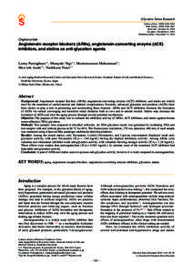 Glycative Stress Research Online edition : ISSNPrint edition : ISSNReceived : October 18, 2014 Accepted : November 1, 2014 Published online : December 31, 2014