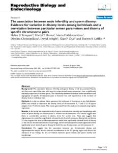 Reproductive Biology and Endocrinology BioMed Central  Open Access