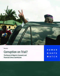 Nigeria  Corruption on Trial? The Record of Nigeria’s Economic and Financial Crimes Commission