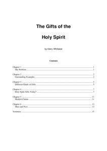 Pneumatology / God in Christianity / Book of Acts / Conceptions of God / Glossolalia / Holy Spirit / Pentecostalism / Spiritual gift / Acts of the Apostles / Christianity / Christian theology / Theology