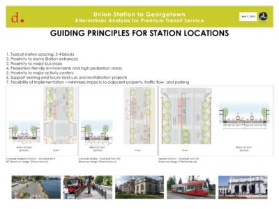 Union Station to Georgetown  Alternatives Analysis for Premium Transit Service Federal Transit Administration