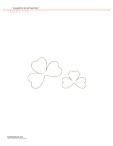 SHAMROCK BOUTONNIERES  T E M P L AT E marthastewart.com