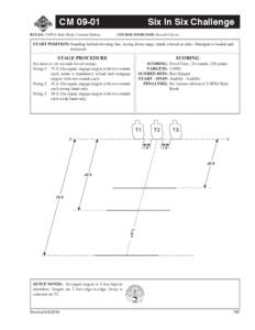 CM[removed]RULES: USPSA Rule Book, Current Edition Six In Six Challenge COURSE DESIGNER: Russell Cluver