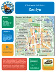 Rosslyn /  Arlington /  Virginia / Rosslyn / Francis Scott Key Bridge / Blue Line / Georgetown / Aqueduct Bridge / Theodore Roosevelt Island / Arlington County /  Virginia / Freedom Park / Transportation in Arlington County /  Virginia / Virginia / Baltimoreâ€“Washington metropolitan area