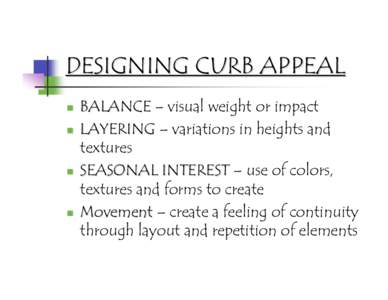 Microsoft PowerPoint - DESIGNING CURB APPEAL.ppt