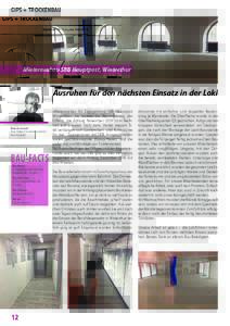 GIPS + TROCKENBAU  Spektrum 79, Ausgabe Mai 2015 Mieterausbau SBB Hauptpost, Winterthur
