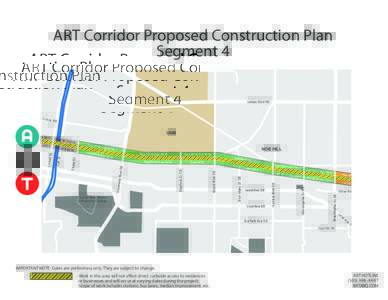 ART Corridor Proposed Construction Plan Segment 4 Lomas Blvd NE NE