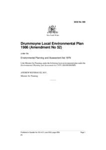 2002 No 390  New South Wales Drummoyne Local Environmental Plan[removed]Amendment No 52)