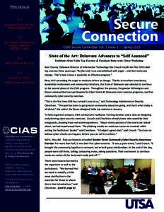 this issue P.1 Delaware Conducts Own TTX and Workshop  P.2