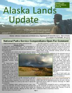 January 2012 Special Edition Issue 18 Alaska Lands Update