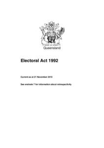 Postal voting / Electoral roll / Electoral Commission / Court of Disputed Returns / Electoral system of Australia / Elections in the United Kingdom / Elections / Politics / Government