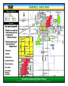 GRINNELL AREA MAP Map Legend Street Railroad City Limits Hospital