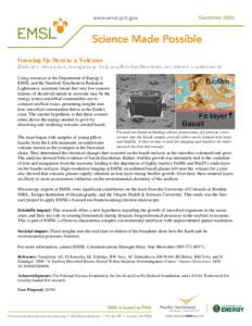 Plate tectonics / Volcanic rocks / Volcanology / Basalt / Physical oceanography / Oceanography / Biofilm / Lōʻihi Seamount / Environmental Molecular Sciences Laboratory / Geology / Microbiology / Biology