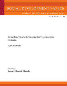 International relations / Development / Divided regions / Informal value transfer systems / International economics / Dahabshiil / Somalia / Somaliland / Hargeisa / Remittances / Africa / Political geography