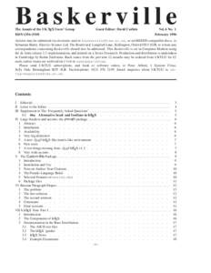 Donald Knuth / TeX / Typesetting / LaTeX / Computer Modern / Metafont / Device independent file format / Computer font / Baskerville / Typography / Digital typography / Application software