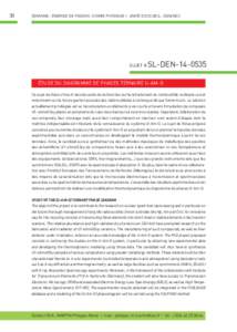 30  DOMAINE : ÉNERGIE DE FISSION : CHIMIE PHYSIQUE I UNITÉ D’ACCUEIL : DEN/DEC SUJET #