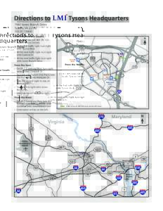 LMI HQ Tysons map with Directions