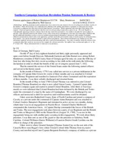 Spartanburg /  South Carolina / Battle of Cowpens / South Carolina / British Isles / Geography of the United States / South Carolina in the American Revolution / Clan Henderson / Henderson